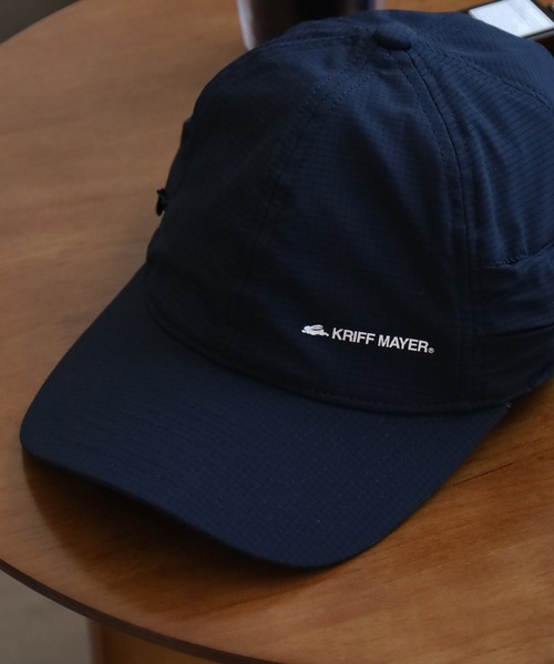 KRIFF MAYER(クリフメイヤー)の「KRIFF MAYER 通気性生地 吸水速乾 日よけタレ付き エアリー キャップ CAP 男女兼用(キャップ・メンズ・ネイビー/ベージュ/ブラック・FREE)」の3枚目の写真