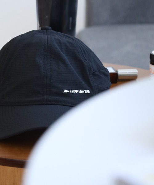 KRIFF MAYER(クリフメイヤー)の「KRIFF MAYER 通気性生地 吸水速乾 日よけタレ付き エアリー キャップ CAP 男女兼用(キャップ・メンズ・ネイビー/ベージュ/ブラック・FREE)」の2枚目の写真