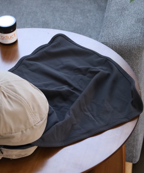 KRIFF MAYER(クリフメイヤー)の「KRIFF MAYER 通気性生地 吸水速乾 日よけタレ付き エアリー キャップ CAP 男女兼用(キャップ・メンズ・ネイビー/ベージュ/ブラック・FREE)」の5枚目の写真