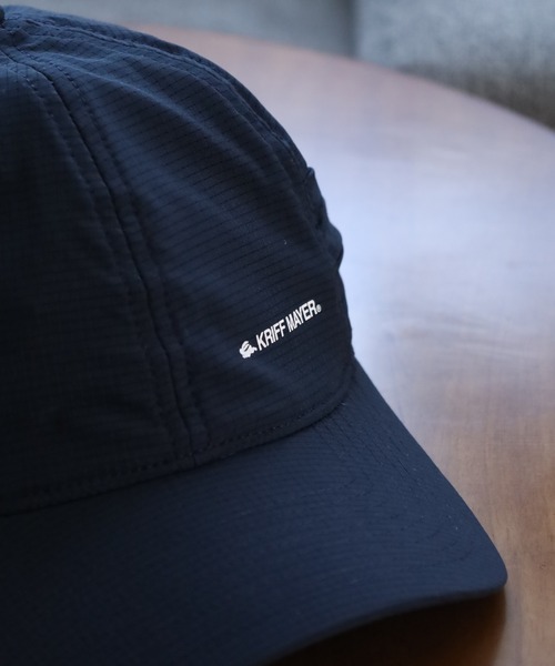 KRIFF MAYER(クリフメイヤー)の「KRIFF MAYER 通気性生地 吸水速乾 日よけタレ付き エアリー キャップ CAP 男女兼用(キャップ・メンズ・ネイビー/ベージュ/ブラック・FREE)」の7枚目の写真