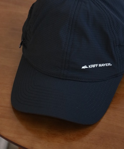 KRIFF MAYER(クリフメイヤー)の「KRIFF MAYER 通気性生地 吸水速乾 日よけタレ付き エアリー キャップ CAP 男女兼用(キャップ・メンズ・ネイビー/ベージュ/ブラック・FREE)」の14枚目の写真