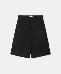 THEENDQUESTION（ジエンドクエスチョン）の「Oxford half pants / BLACK（その他パンツ）」