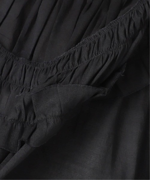 B.C STOCK(ベーセーストック)の「《追加2》手洗い可 / ボイル2WAYギャザーブラウス(シャツ/ブラウス・レディース・ブラック/ブラウン/ホワイト・FREE)」の14枚目の写真