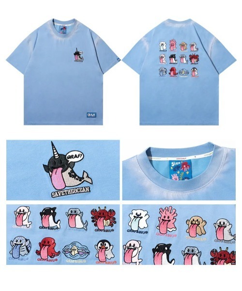A'GEM/9 × .kom 『GRAF&WU/グラフアンドユー』 Ocean Cute Ghost