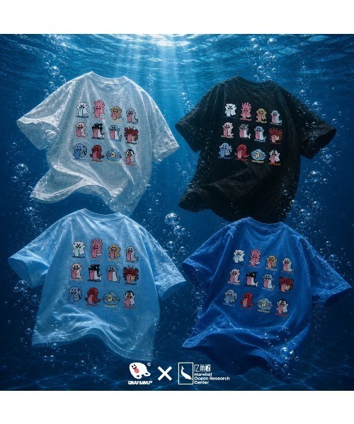 A'GEM/9 × .kom 『GRAF&WU/グラフアンドユー』 Ocean Cute Ghost