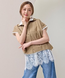 en CAnAF（エンカナフ）の「【いつものコーデにレースをプラス】レイヤードレーススカート（スカート）」
