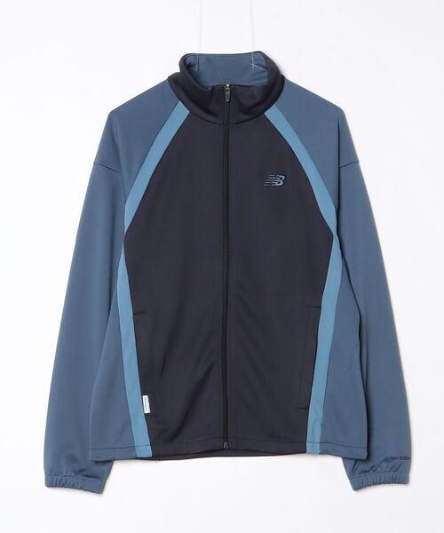 new balance ジップアップジャケット S-JPN ネイビー New Balance｜ニューバランスのブルゾン（ジップアップ）通販 - ZOZOTOWN