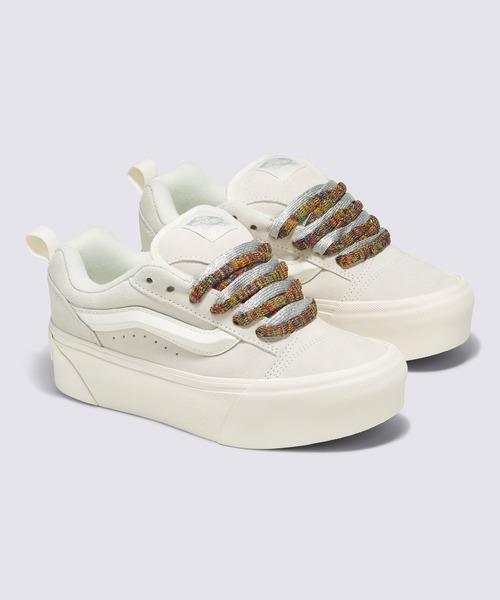 VANS（バンズ）の「ニュースタック / Knu Stack LACES MULTI VN000CRS4481（スニーカー・メンズ・オフホワイト・5.5/5/4.5）」の2枚目の写真