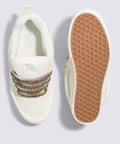 VANS（バンズ）の「ニュースタック / Knu Stack LACES MULTI VN000CRS4481（スニーカー・メンズ・オフホワイト・5.5/5/4.5）」の3枚目の写真