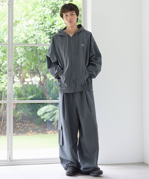 PBLIM(ページボーイリム)の「《UNISEX/AIR QUICK DRY/通気性/吸水速乾/UVカット》エアクイックドライカーゴ(カーゴパンツ・レディース・グレー/ブラック・MEDIUM/LARGE)」の5枚目の写真
