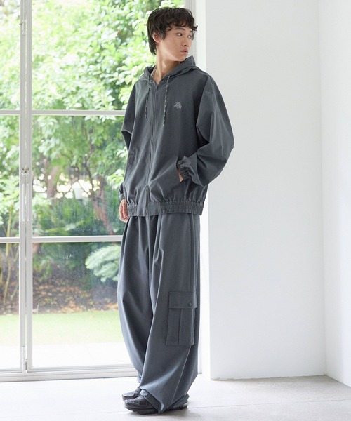 PBLIM(ページボーイリム)の「《UNISEX/AIR QUICK DRY/通気性/吸水速乾/UVカット》エアクイックドライカーゴ(カーゴパンツ・レディース・グレー/ブラック・MEDIUM/LARGE)」の9枚目の写真