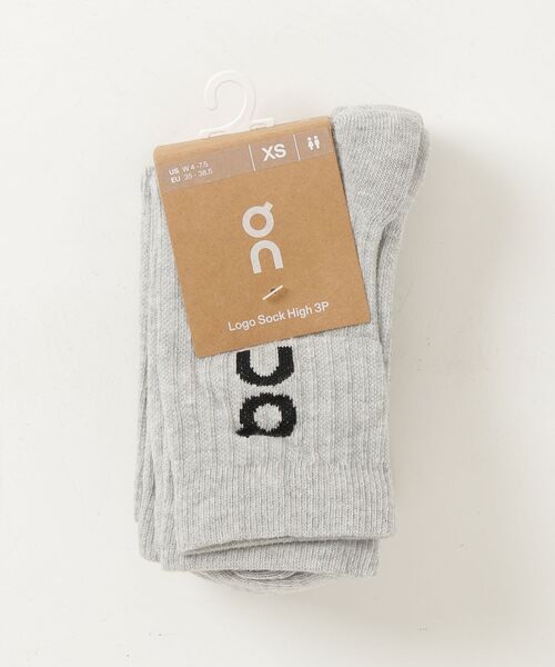 On(オン)の「On/オン Logo Sock High 3P(ソックス/靴下・メンズ・ホワイト/グレー/その他24/ブラック・S/M)」の15枚目の写真