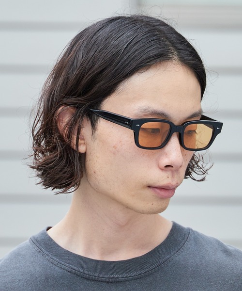 Schott(ショット)の「Schott/ショット EYEWEAR OLIVER ウェリントンスタイル アイウェア メンズ スタッズ ギフト プレゼント メンズ 2026年 夏 夏服(サングラス・メンズ・ブラック/ブラック系その他・FREE)」の2枚目の写真