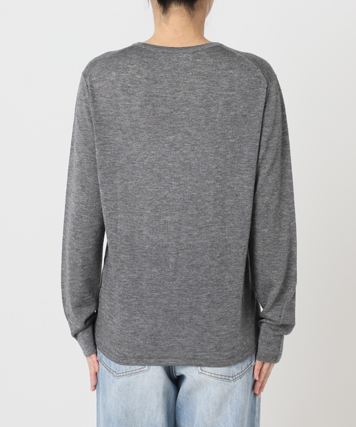 plage(プラージュ)の「《一部店舗・WEB限定追加》CU WO Fine Knit New プルオーバー(ニット/セーター・レディース・ネイビー/ベージュ/チャコールグレー・FREE)」の8枚目の写真