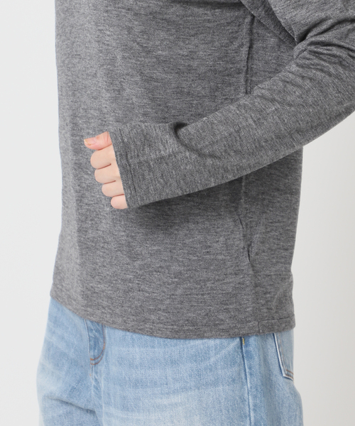 plage(プラージュ)の「《一部店舗・WEB限定追加》CU WO Fine Knit New プルオーバー(ニット/セーター・レディース・ネイビー/ベージュ/チャコールグレー・FREE)」の11枚目の写真