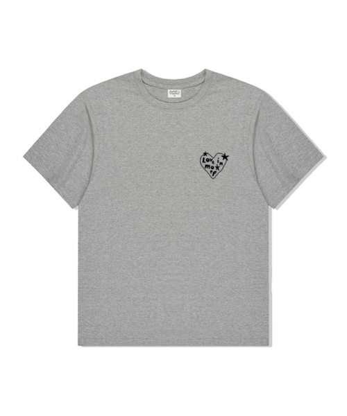 THEMORFHOUSE(ザモーフハウス)の「ラブインモフ オーバーサイズ 半袖Tシャツ メランジグレー(Tシャツ/カットソー・レディース・その他・SMALL/MEDIUM/LARGE)」の1枚目の写真