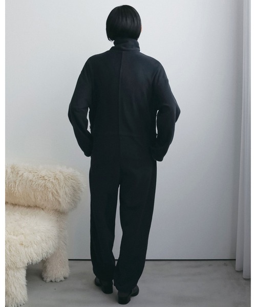 anuke(アンヌーク)の「Fleece Halfzip Combinaison(つなぎ/オールインワン・レディース・チャコールグレー/ネイビー・38inch/36inch)」の10枚目の写真