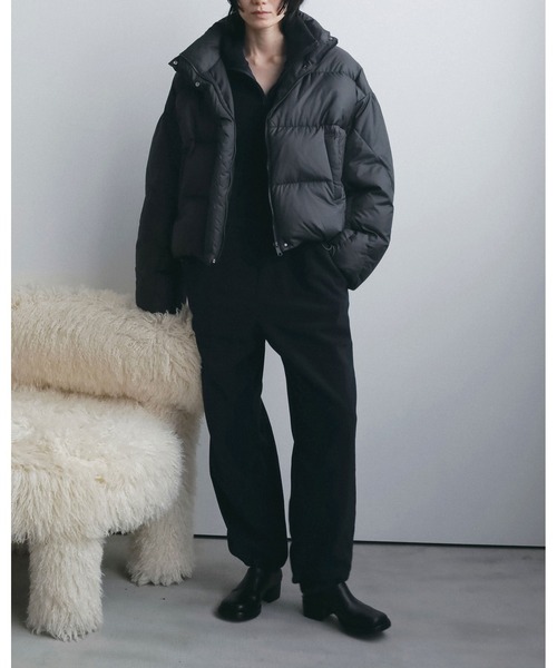 anuke(アンヌーク)の「Fleece Halfzip Combinaison(つなぎ/オールインワン・レディース・チャコールグレー/ネイビー・38inch/36inch)」の11枚目の写真