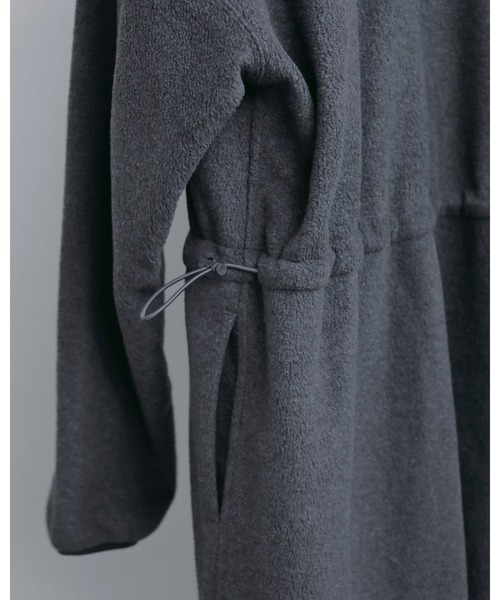 anuke(アンヌーク)の「Fleece Halfzip Combinaison(つなぎ/オールインワン・レディース・チャコールグレー/ネイビー・38inch/36inch)」の6枚目の写真