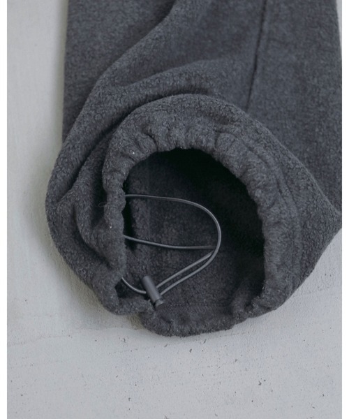 anuke(アンヌーク)の「Fleece Halfzip Combinaison(つなぎ/オールインワン・レディース・チャコールグレー/ネイビー・38inch/36inch)」の7枚目の写真