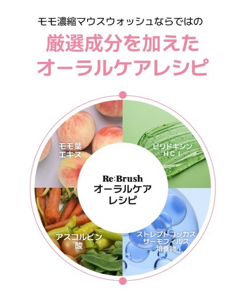 Re:Brush(リブラッシュ)の「Re:brush 濃縮マウスウォッシュ 50mL(オーラルケア/歯磨きグッズ・レディース・クローブ/ユズ・FREE)」の16枚目の写真