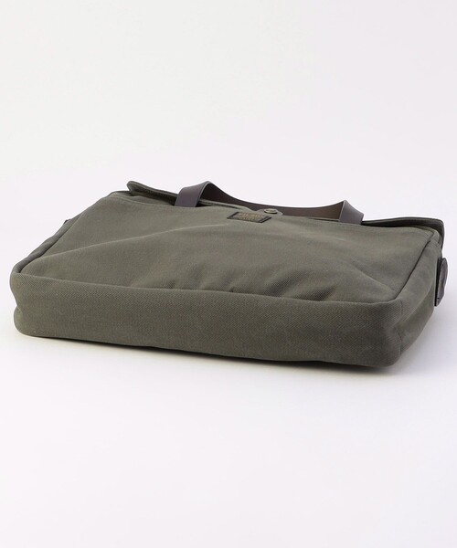 FILSON(フィルソン)の「FILSON/フィルソン Rugged Twill Original Briefcase/ラグドツイル オリジナル ブリーフケース(トートバッグ・メンズ・オリーブ/ブラウン・ONE SIZE)」の5枚目の写真