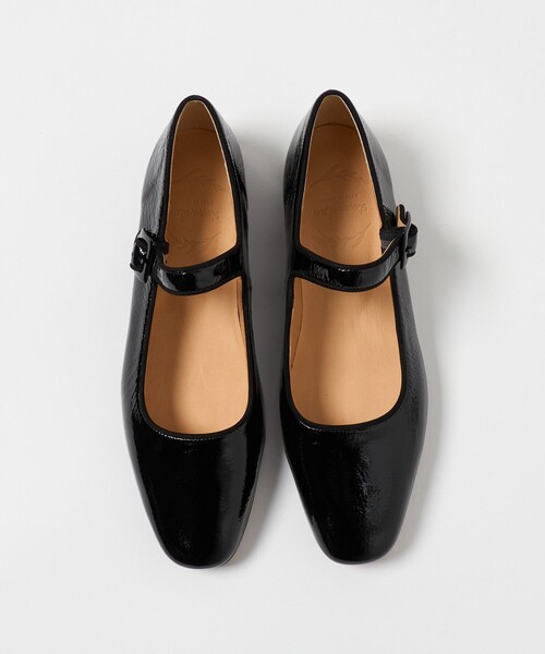 Steven Alan(スティーブンアラン)の「<Steven Alan>エナメル ワンストストラップ シューズ(バレエシューズ・レディース・ブラック・37h/38/36/37/36h)」の3枚目の写真