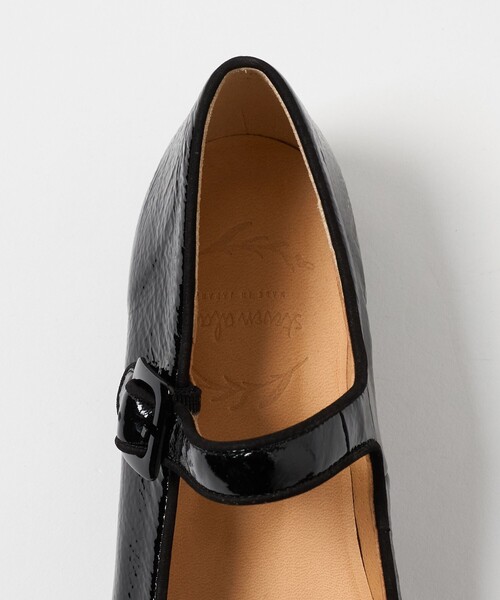 Steven Alan(スティーブンアラン)の「<Steven Alan>エナメル ワンストストラップ シューズ(バレエシューズ・レディース・ブラック・37h/38/36/37/36h)」の7枚目の写真
