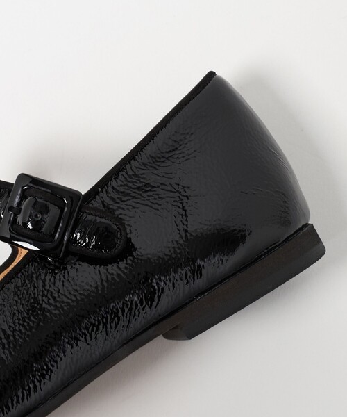 Steven Alan(スティーブンアラン)の「<Steven Alan>エナメル ワンストストラップ シューズ(バレエシューズ・レディース・ブラック・37h/38/36/37/36h)」の9枚目の写真