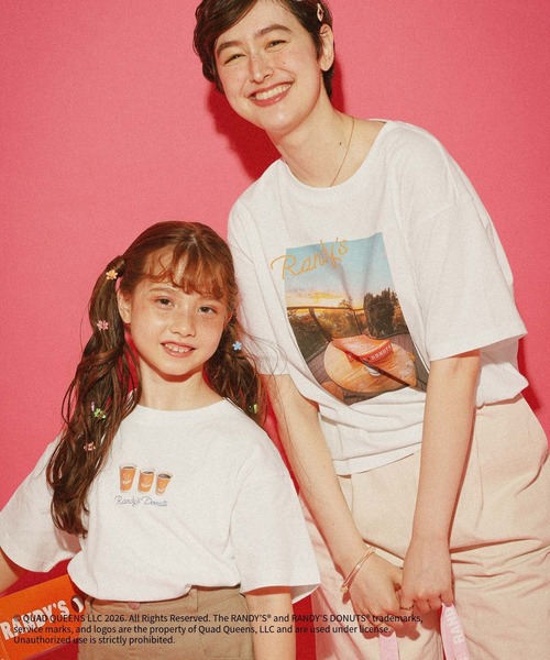 GLOBAL WORK(グローバルワーク)の「【RANDY’S DONUTS(ランディーズ・ドーナツ)】フローズンフォトT/859548(Tシャツ/カットソー・レディース・チャコールグレー/ホワイト系その他2/ホワイト・LARGE/MEDIUM)」の21枚目の写真