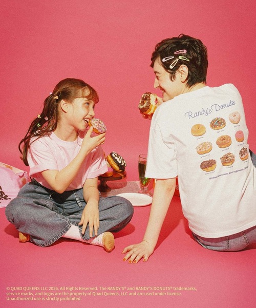 GLOBAL WORK(グローバルワーク)の「【RANDY’S DONUTS(ランディーズ・ドーナツ)】フローズンフォトT/859548(Tシャツ/カットソー・レディース・チャコールグレー/ホワイト系その他2/ホワイト・LARGE/MEDIUM)」の7枚目の写真