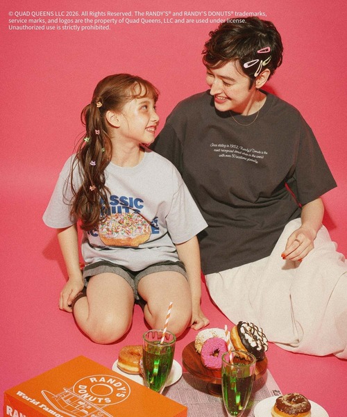 GLOBAL WORK(グローバルワーク)の「【RANDY’S DONUTS(ランディーズ・ドーナツ)】フローズンフォトT/859548(Tシャツ/カットソー・レディース・チャコールグレー/ホワイト系その他2/ホワイト・LARGE/MEDIUM)」の14枚目の写真