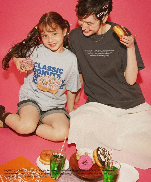 GLOBAL WORK(グローバルワーク)の「【RANDY’S DONUTS(ランディーズ・ドーナツ)】フローズンフォトT/859548(Tシャツ/カットソー・レディース・チャコールグレー/ホワイト系その他2/ホワイト・LARGE/MEDIUM)」の16枚目の写真