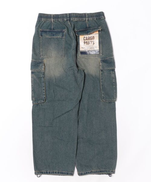 NAVY（ネイビー）の「【NAVY/ネイビー】 3Dデニムカーゴパンツ（カーゴパンツ・メンズ・ブラック/ブルー・XL/L/M/S）」の22枚目の写真
