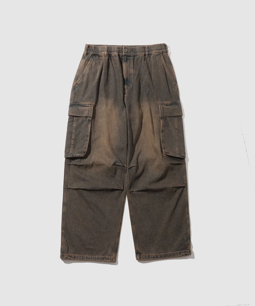 NAVY（ネイビー）の「【NAVY/ネイビー】 3Dデニムカーゴパンツ（カーゴパンツ・メンズ・ブラック/ブルー・XL/L/M/S）」の16枚目の写真
