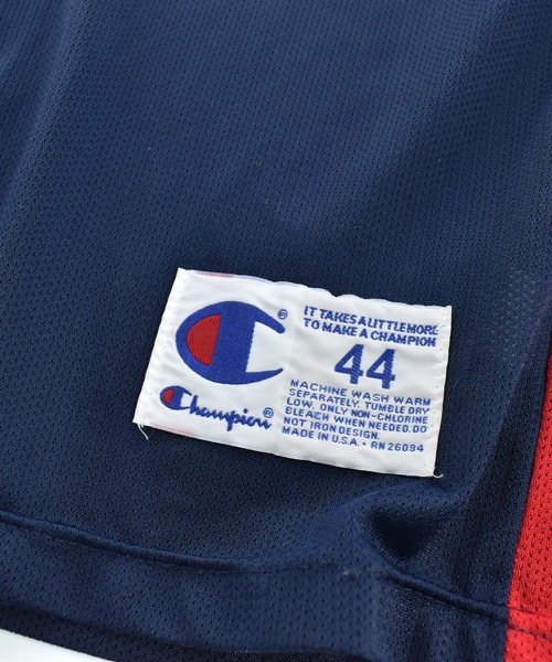 LABORATORY R（ラボラトリーアール）の「【USED】90's Champion "TEAM USA #5" バスケ ゲームシャツ USA製（タンクトップ・メンズ・ネイビー・MEDIUM）」の3枚目の写真