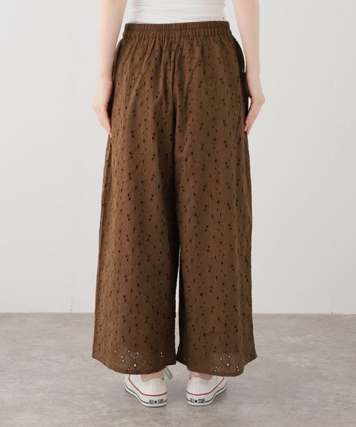 JOURNAL STANDARD LUXE(ジャーナルスタンダード ラックス)の「【SOIL】 60s CAMBRIC ALL HEMLA WIDE EASY PAN(その他パンツ・レディース・ブラウン/ホワイト・2)」の18枚目の写真