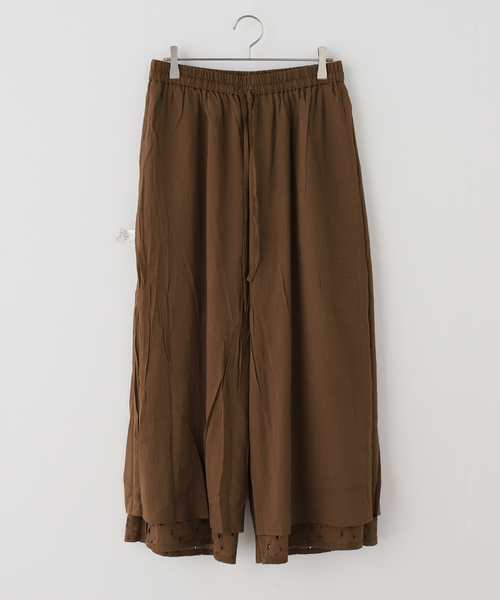 JOURNAL STANDARD LUXE(ジャーナルスタンダード ラックス)の「【SOIL】 60s CAMBRIC ALL HEMLA WIDE EASY PAN(その他パンツ・レディース・ブラウン/ホワイト・2)」の21枚目の写真