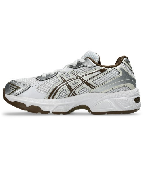 ASICS（アシックス）の「GEL-1130 PS / ゲル1130 ピーエス（スニーカー・キッズ・ホワイト×シルバー・20.5/21/21.5/17.5/18.5/17/20/19.5/22）」の4枚目の写真