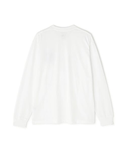 THE NORTH FACE(ザノースフェイス)の「THE NORTH FACE/ザ・ノース・フェイス/L/S Square Logo Tee(Tシャツ/カットソー・メンズ・ホワイト/ブラック・L/XL/M/S)」の5枚目の写真