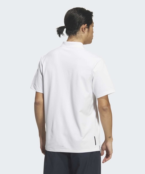 adidas(アディダス)の「プレミアム レギュラーフィット ポロシャツ / アディダス adidas(ポロシャツ・メンズ・ホワイト・XX-LARGE/3XL/LARGE/MEDIUM/SMALL/X-LARGE)」の2枚目の写真