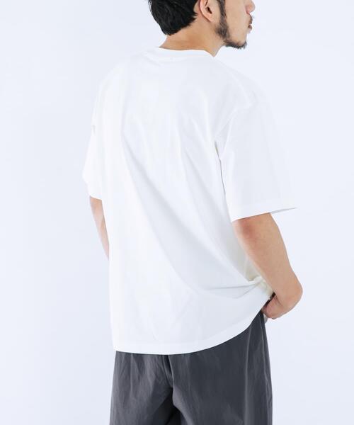 EKAL(エカル)の「『イージーケア』ベーシックポケットTシャツ(Tシャツ/カットソー・メンズ・ホワイト/チャコールグレー/パープル・LARGE/MEDIUM)」の5枚目の写真
