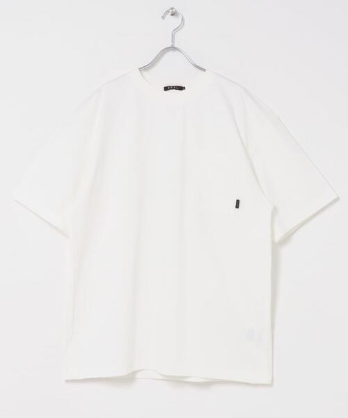 EKAL(エカル)の「『イージーケア』ベーシックポケットTシャツ(Tシャツ/カットソー・メンズ・ホワイト/チャコールグレー/パープル・LARGE/MEDIUM)」の6枚目の写真