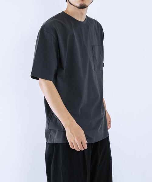EKAL(エカル)の「『イージーケア』ベーシックポケットTシャツ(Tシャツ/カットソー・メンズ・ホワイト/チャコールグレー/パープル・LARGE/MEDIUM)」の8枚目の写真
