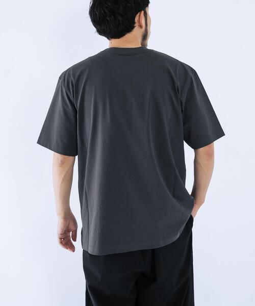 EKAL(エカル)の「『イージーケア』ベーシックポケットTシャツ(Tシャツ/カットソー・メンズ・ホワイト/チャコールグレー/パープル・LARGE/MEDIUM)」の9枚目の写真