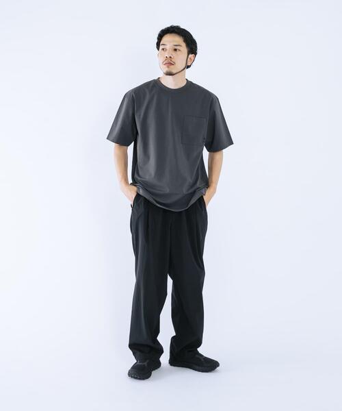 EKAL(エカル)の「『イージーケア』ベーシックポケットTシャツ(Tシャツ/カットソー・メンズ・ホワイト/チャコールグレー/パープル・LARGE/MEDIUM)」の10枚目の写真