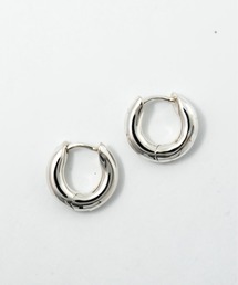 ANNIKA INEZ（アニカイネズ）の「【ANNIKA INEZ】ミニフープピアス　E1005 SML Wide Oblique Hoops, Sml（ピアス（両耳用））」