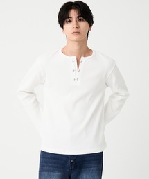 EVOLVERA（エボルヴェラー）の「Thermal Henley Neck Hook Long T-shirt / サーマルヘンリーネック フック ロングT（Tシャツ/カットソー）」