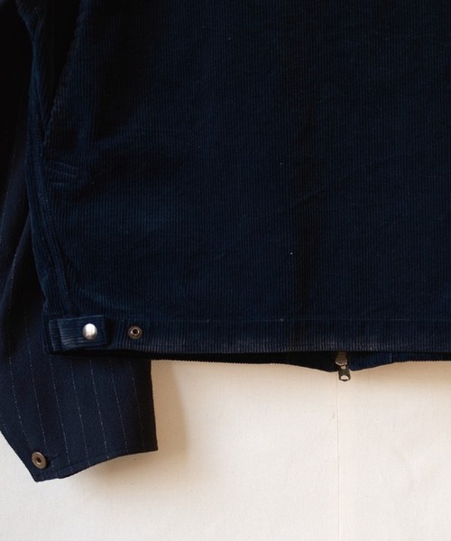 KHOKI（コッキ）の「【KHOKI/コッキ】26fw-jk-03 Combination drizzler jacket（ブルゾン・メンズ・ブラウン/ブラック・3/2）」の5枚目の写真