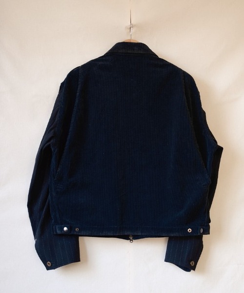 KHOKI（コッキ）の「【KHOKI/コッキ】26fw-jk-03 Combination drizzler jacket（ブルゾン・メンズ・ブラウン/ブラック・3/2）」の4枚目の写真